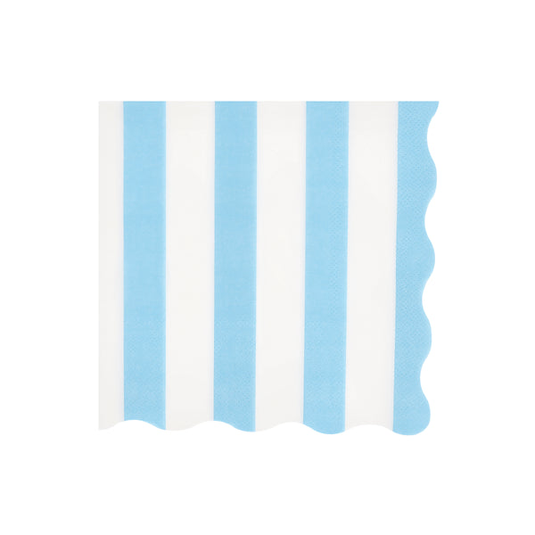Our party napkins, made from 3-ply paper in a large size, features vibrant stripes in 6 colours, ideal for a pool party, beach party or picnic. Image4