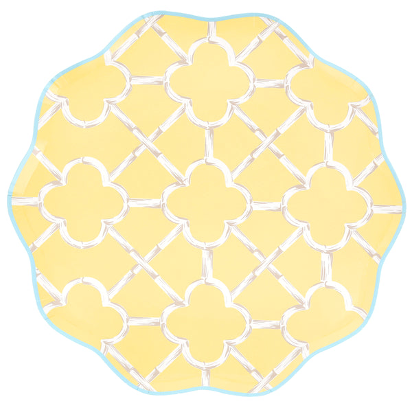 Our party plates, in four summery colours with a charming bamboo design,  are the perfect dinner plates for birthdays and celebrations. Image7