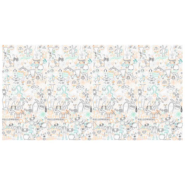 Our Halloween set includes Halloween plates, cups, napkins, a colouring paper tablecloth and a set of 10 garlands, let the celebrations begin!