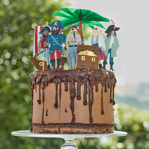 Pirates & Palm Tree Cake Toppers Image2