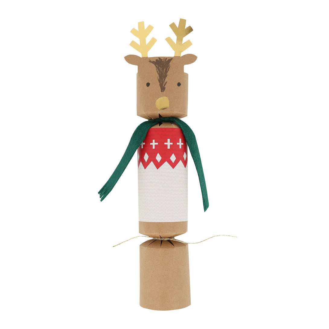 Our reindeer Christmas crackers, are so adorable and will look amazing on your festive party table.