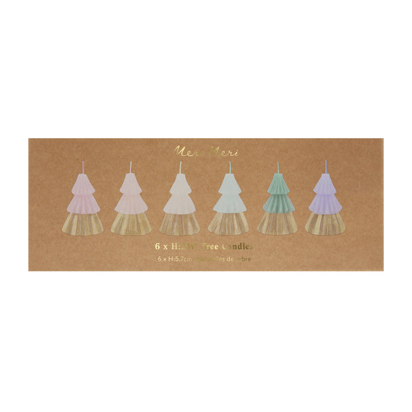 Our Christmas tree candles come in 6 delightful colours with shiny gold ink bases, they make wonderful Christmas host gifts. Image4