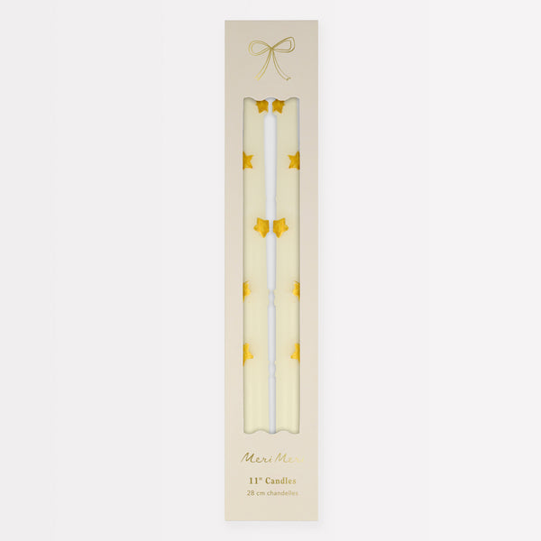 Our taper candles, with a bow design, are perfect as Christmas decorative candles. Image6