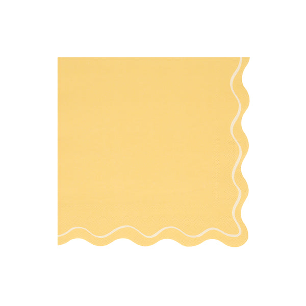 Our paper napkins have gorgeous colours, a scalloped edge and a wavy line design, the perfect party napkins. Image8
