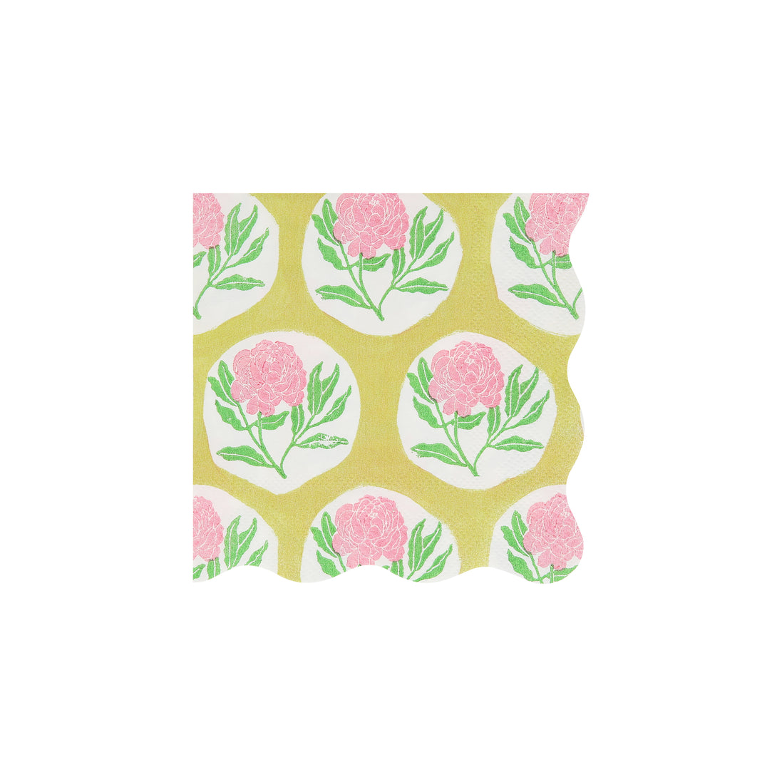 Our disposable napkins are made from high-quality 3-ply paper with Molly Mahon iconic floral designs for a statement look.