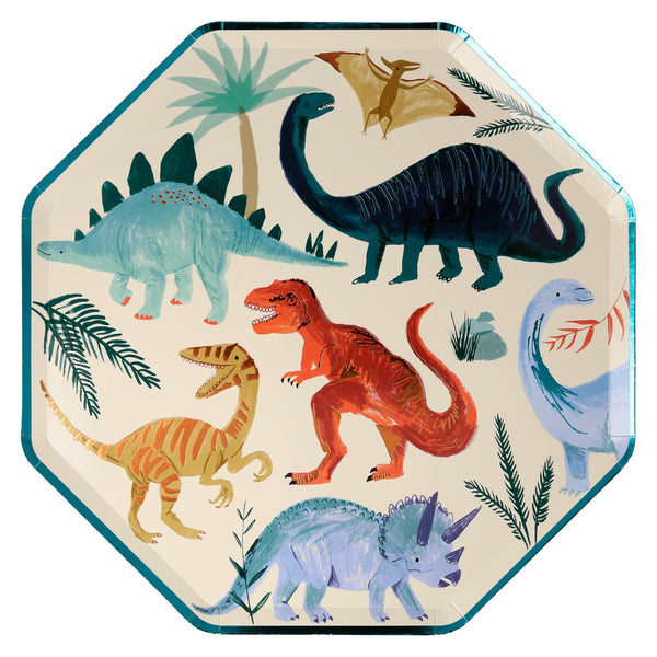 If you're looking for dinosaur party decoration ideas then our special paper plates featuring colourful dinosaurs are perfect.
