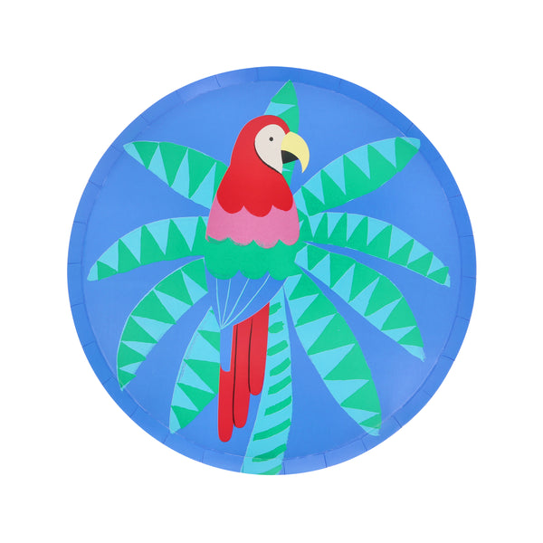 Our paper side plates feature vibrant jungle animals, perfect for jungle party theme. Image8