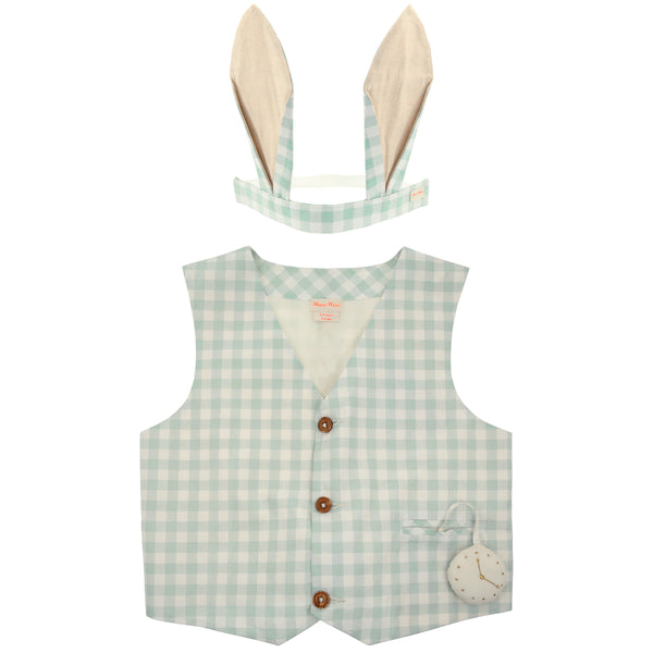 Our Easter outfit of bunny ears and a gingham waistcoat with pompom tail is gorgeous. Image6