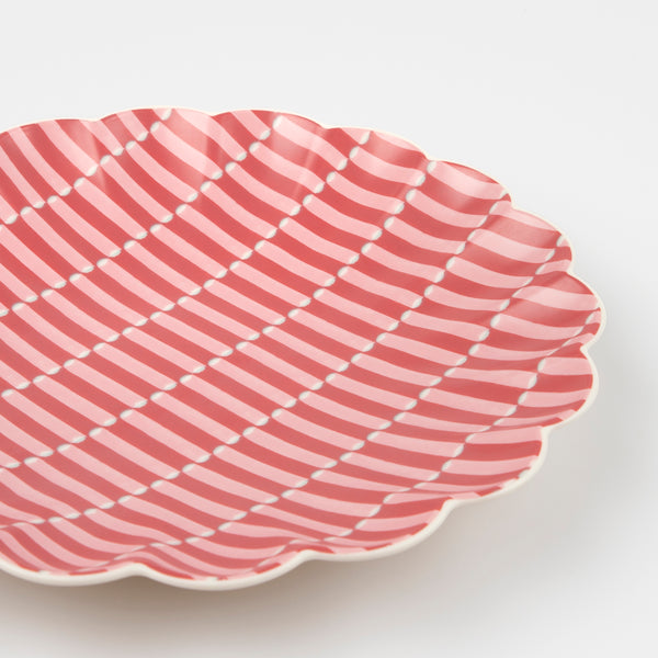 Our reusable side plates, made from melamine, feature Molly Mahon block print designs. Image4