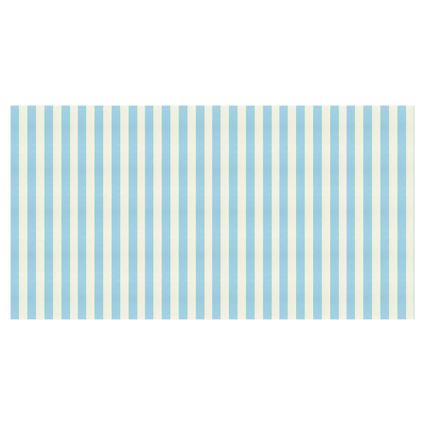 Our paper tablecloth, with a blue stripe, will make any party look stylish. Image4