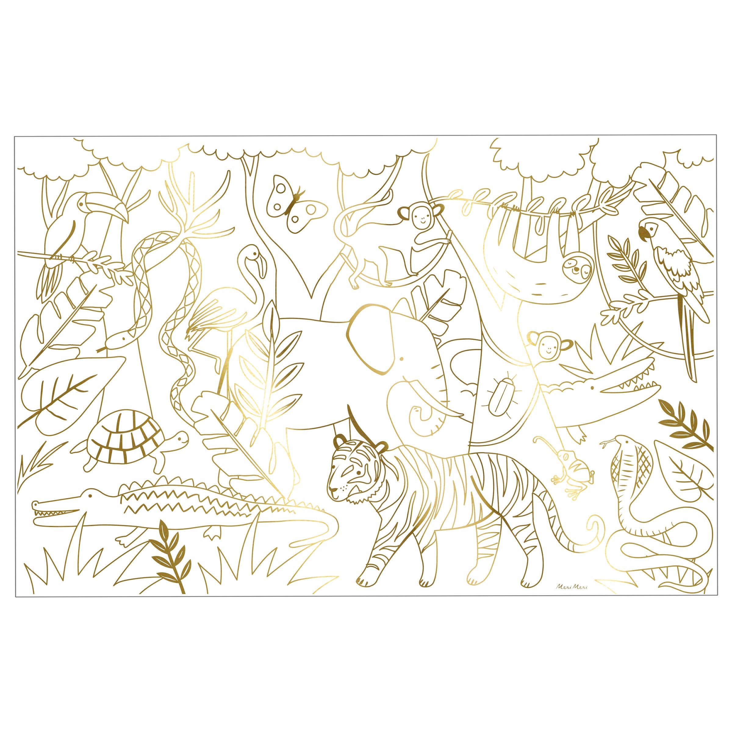 Jungle Colouring Posters