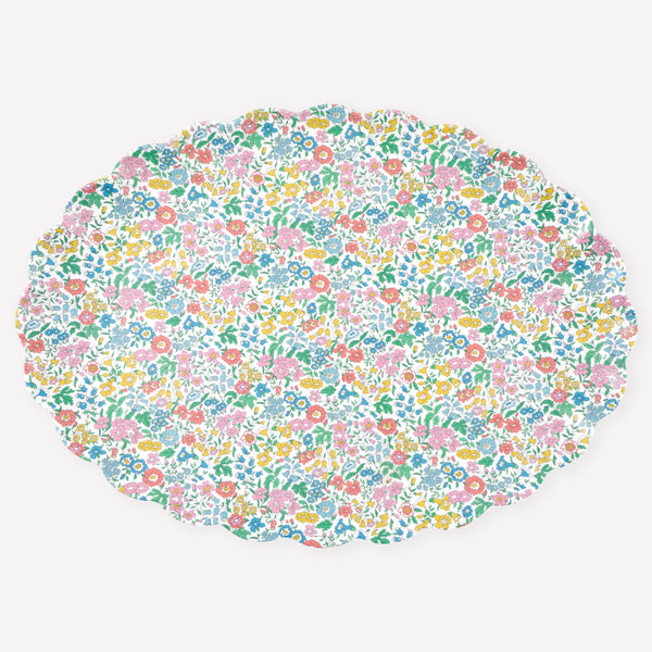 Our Liberty Garden Party print design melamine platter is perfect to serve food for any special celebration, and it makes a wonderful host gift too. Image1