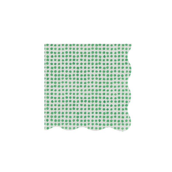 Our Christmas paper napkins, in a small size, feature Molly Mahon block print designs in seasonal colours with wavy edges for a stylish look. Image7
