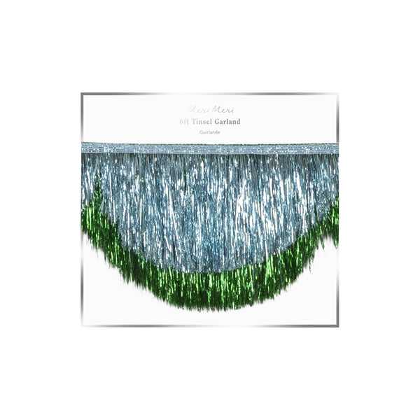 Use our blue and gren tinsel garland to make your Christmas celebrations and New Year parties look stylishly elegant. Image4