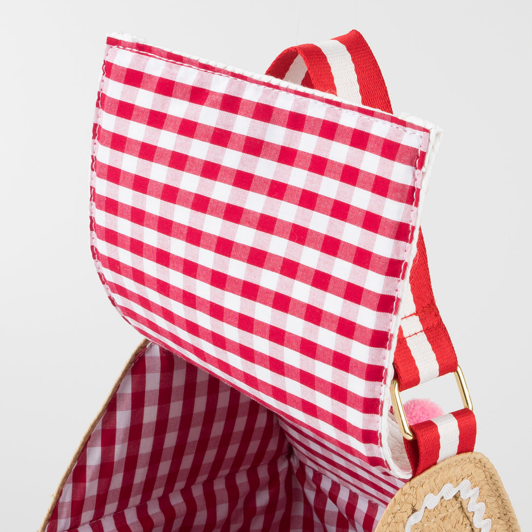 Our gingerbread woven paper bag makes the most amazing Christmas accessory.