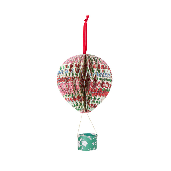 Our Christmas hanging decorations are designed as little paper balloons with beautiful Liberty print designs, perfect to decorate your tree. Image4