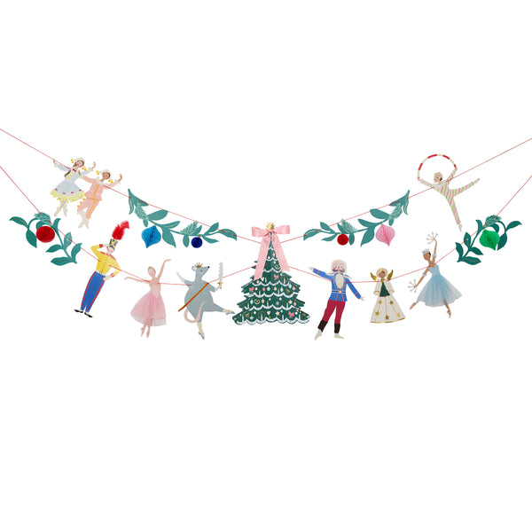 Our Christmas garland features a 3D Christmas tree and embellished characters from The Nutcracker, based on the classic NYCB production. Image3