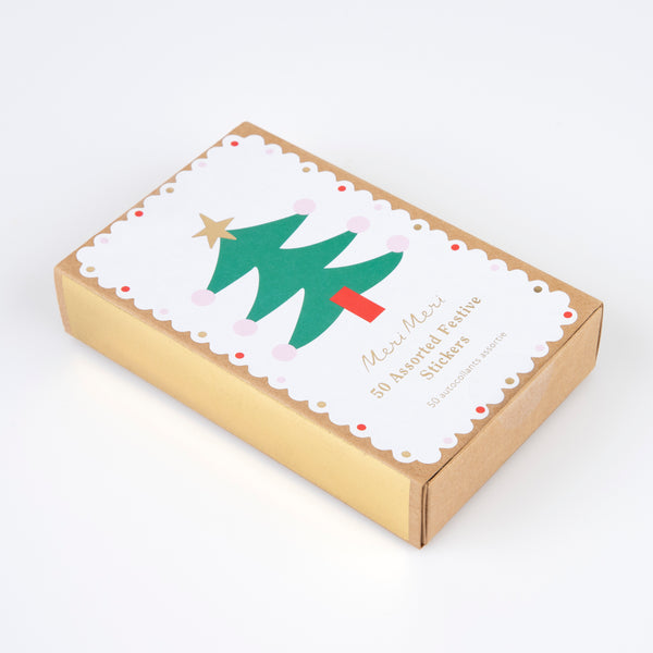 Our Christmas stickers are perfect to pop on to Christmas gift tags or in cards. Image4
