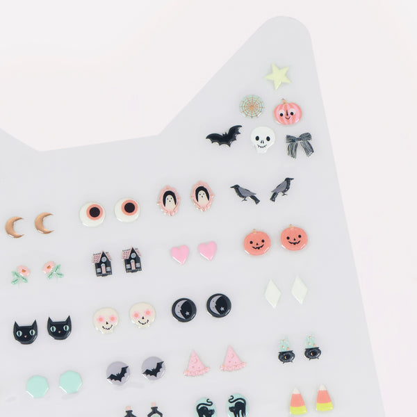 Our Halloween earrings, made to stick on, feature classic characters and  and style. Image2