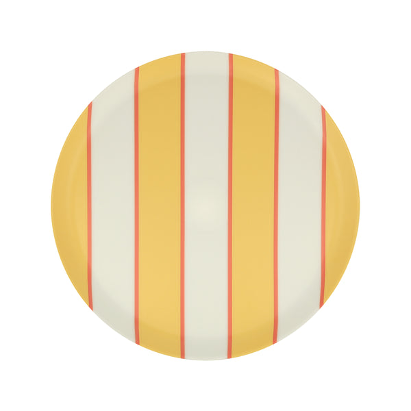 Our striped plates, made from recycled plastic, are fabulous reusable plates for all parties, including as cocktail plates. Image5