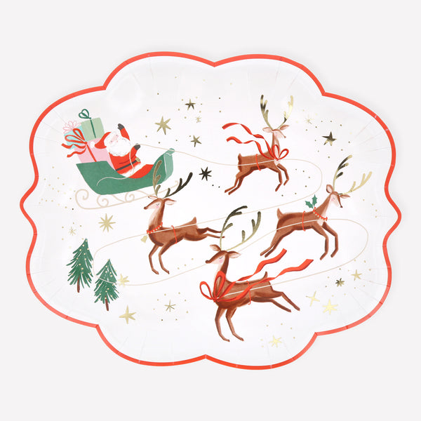 Bring the cheer of Santa to a family Christmas party with our paper plates, cups, napkins, crackers and statement Christmas garlands. 