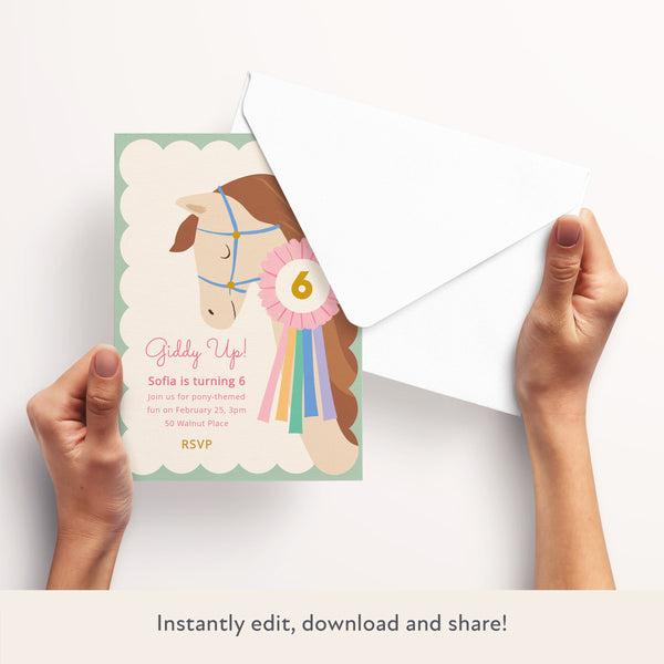 Cavalli Scarica e stampa l'invito