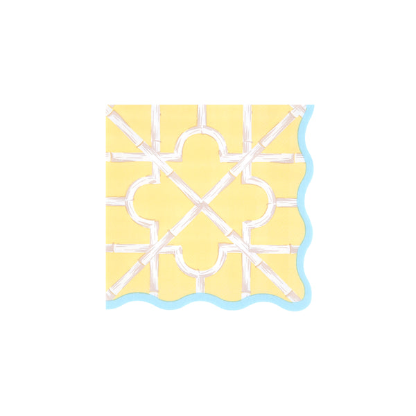 Our small napkins, made from 3-ply paper, come in four bright colours with a sensational bamboo design, perfect for cocktail parties and meals. Image6