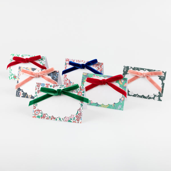 Enjoy a Meri Meri and Liberty Christmas collaboration with our placecards, place mats, no-snap crackers, 3D trees and festive garland. 