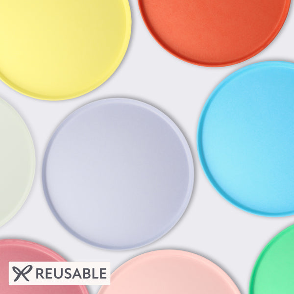 Large Bright Mix Compostable Plates Image1