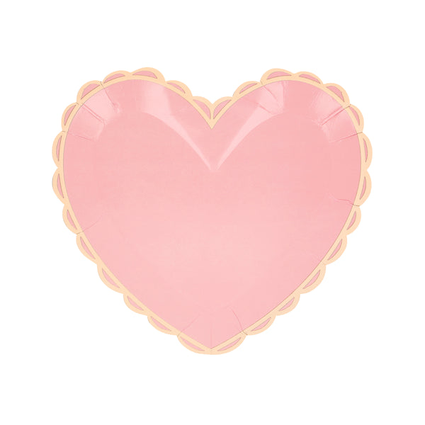 Our small plates, in heart shapes, feature a range of pretty pastel colours and a scalloped border. Image4