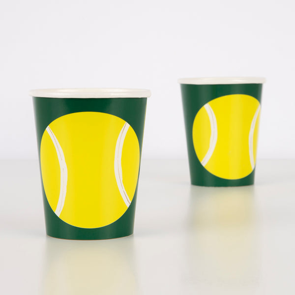 Tennisbecher (x 8)