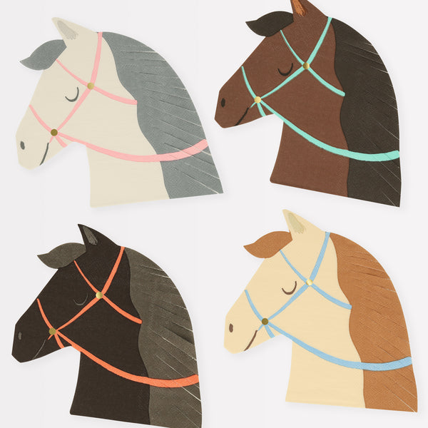 Make your horse party look amazing with out horse napkins.