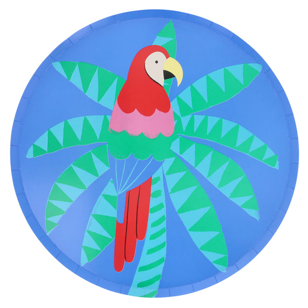 Our paper plates, featuring rainforest animals and bright plates are the perfect jungle party decorations. Image5