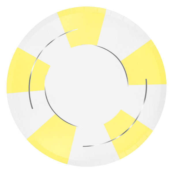 Our paper plates feature a vibrant rubber ring design, ideal to give a summery vibe to a pool party or beach party. Image7