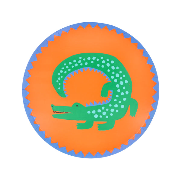 Our paper side plates feature vibrant jungle animals, perfect for jungle party theme. Image7