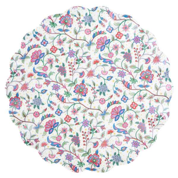 Our Christmas melamine plates feature 8 Liberty floral print designs in seasonal red and green tones for a stylish look, year after year. Image4
