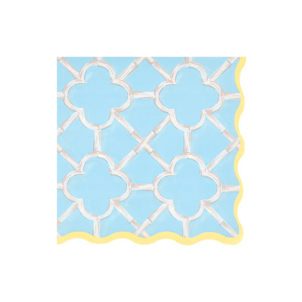 Our large napkins, made from 3-ply paper, come in four bright colours with a sensational bamboo design, perfect for birthdays and picnics. Image5