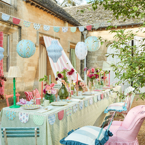 Our fabric lanterns are reusable lanterns and make great hanging decorations. Image3