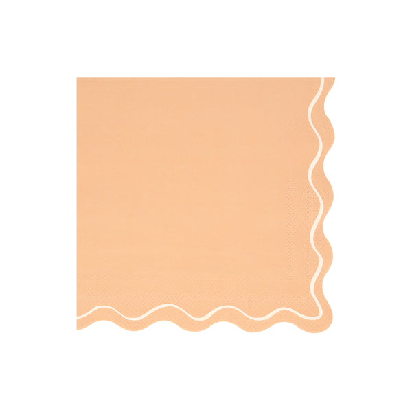 Our paper napkins have gorgeous colours, a scalloped edge and a wavy line design, the perfect party napkins. Image9