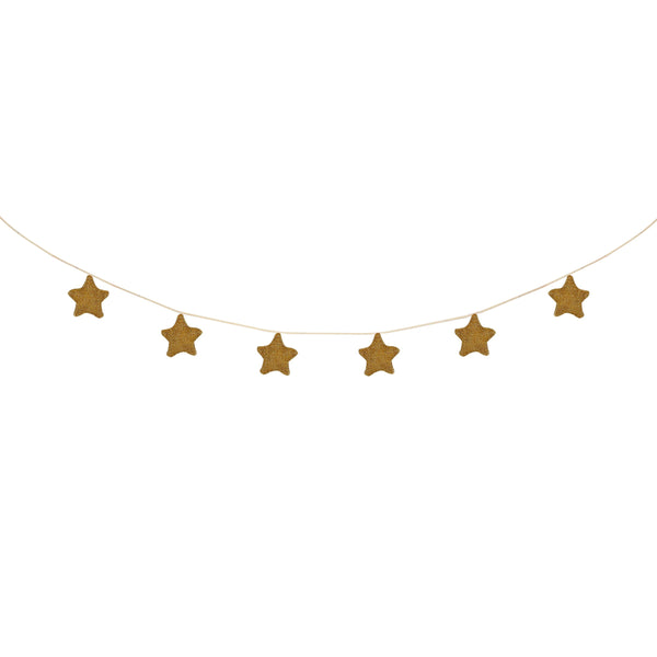 Gold Knitted Star Garland Image4