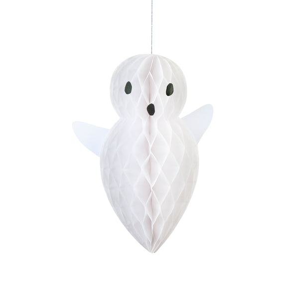 Add our honeycomb hanging ghost decorations to your Halloween party decor for a fabulous floaty 3D effect in the porch or windows. Image5