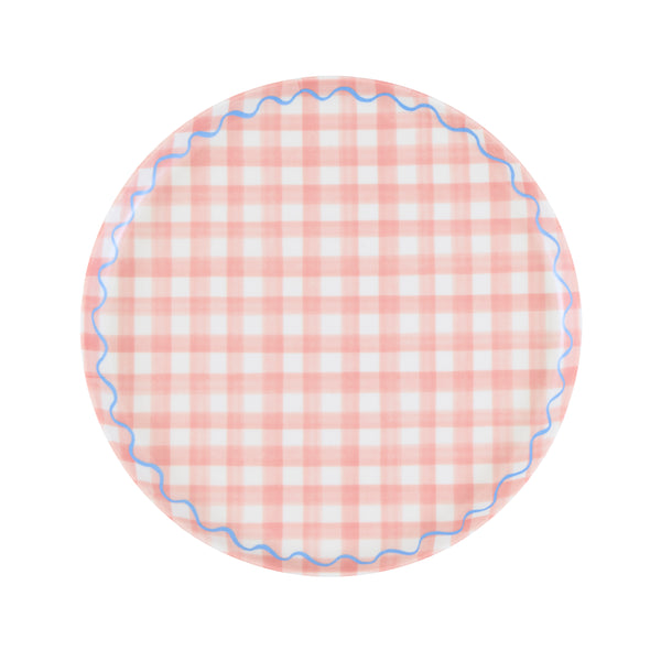 Our reusable plates feature a summery gingham print design in six pretty colours, ideal for picnics, garden parties, baby showers or birthdays. Image6