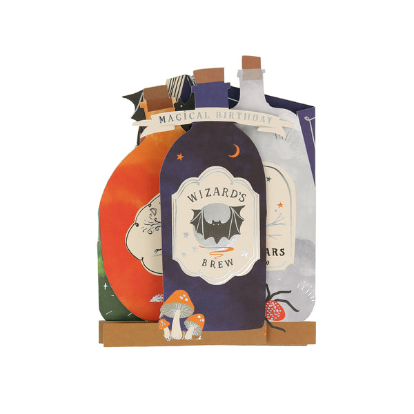 Our magic birthday card, designed as a concertina card, is perfect for someone who loves potions and magic. Image4