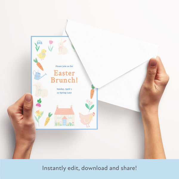 Orto di Pasqua Scarica e stampa l'invito Immagine3