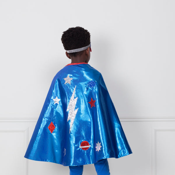 Blue Superhero Costume Image2
