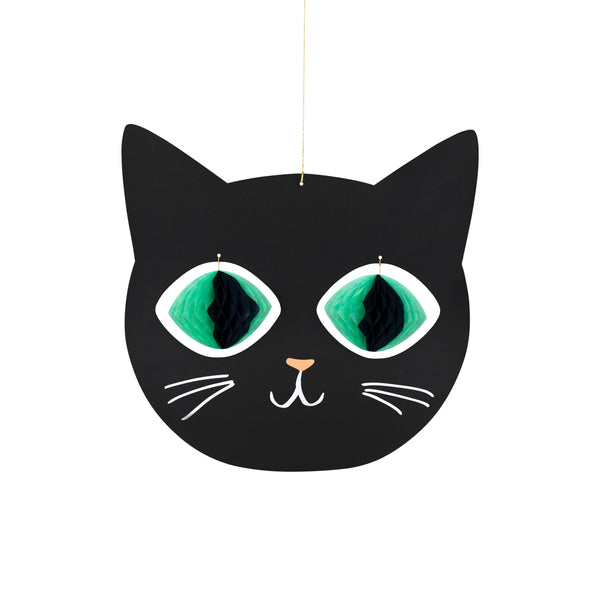 Our Halloween hanging decorations feature a skull, cat and Halloween pumpkin, with happy faces and 3D dangling eyeball details. Image5