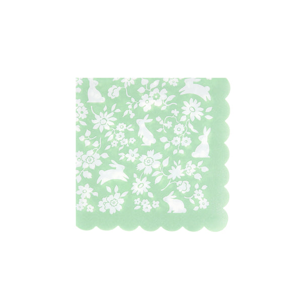 Our paper napkins, with a ditsy floral and bunny print, are perfect to add fun and style to your Easter tableware. Image7