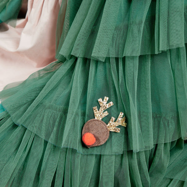 This gorgeous Christmas tree costume is made from tulle with delightful Christmas embellishments Image6