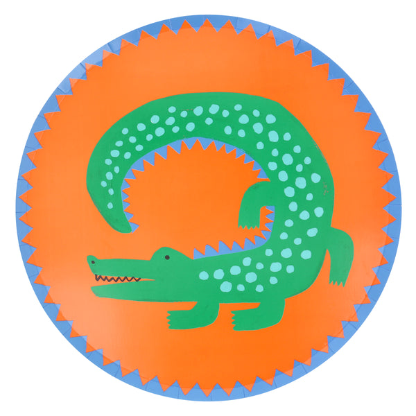 Our paper plates, featuring rainforest animals and bright plates are the perfect jungle party decorations. Image12