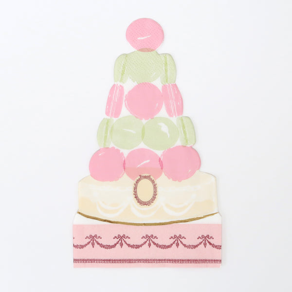 Beautiful pastel plates, cups, napkins, floral garland, and a centrepiece to display macarons.  Image1